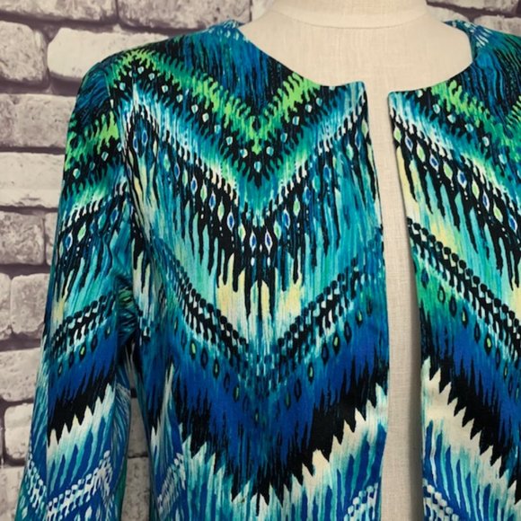 Chico's Fully Lined No Close Jacket Size M - Picture 2 of 10